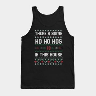 Theres some Hos In This House Christmas Xmas Gift Ugly Tank Top